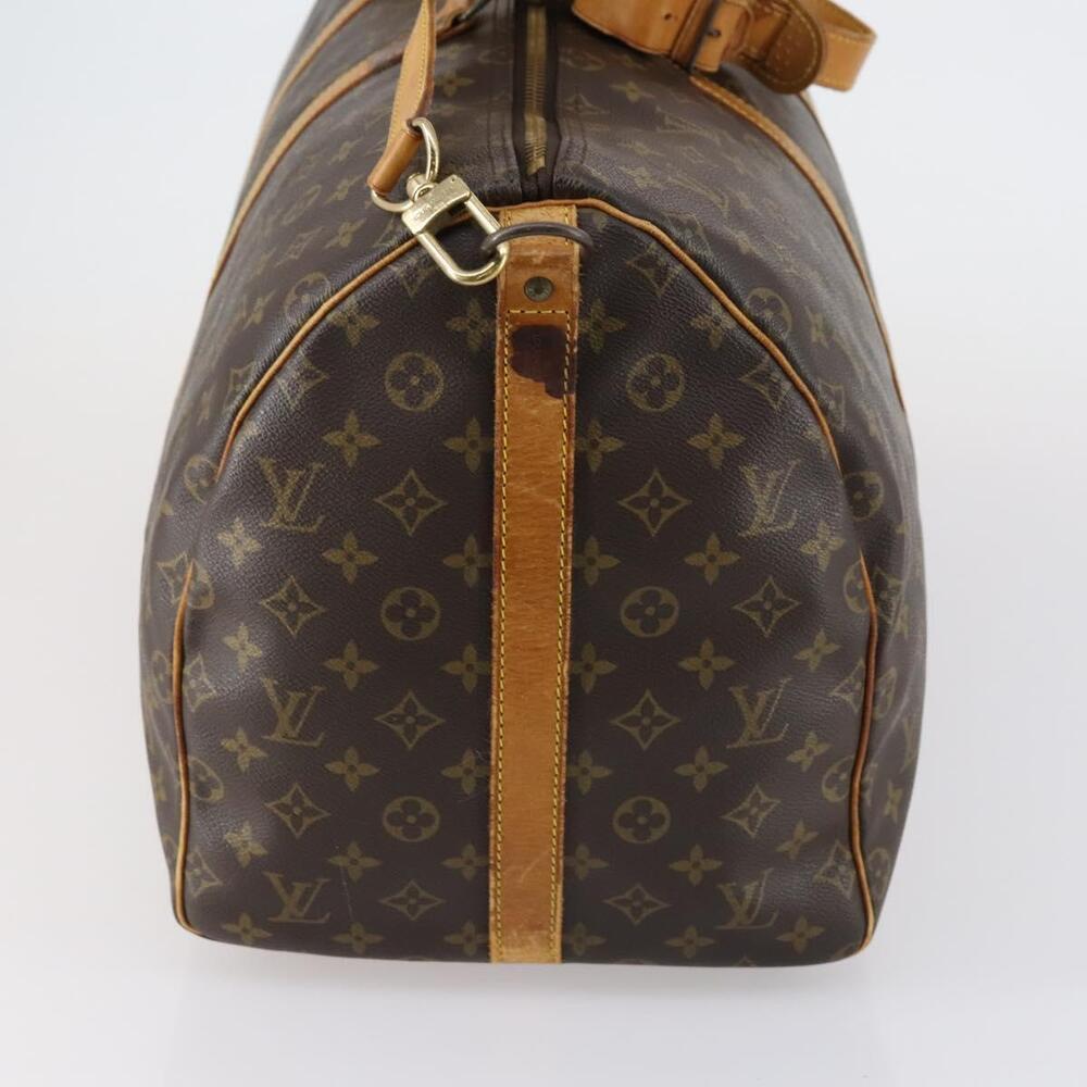 LOUIS VUITTON Monogram Keepall Bandouliere 55 Boston Bag M41414 LV Auth yk19591 - Picture 4 of 16